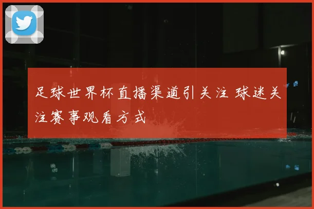 足球世界杯直播渠道引关注 球迷关注赛事观看方式